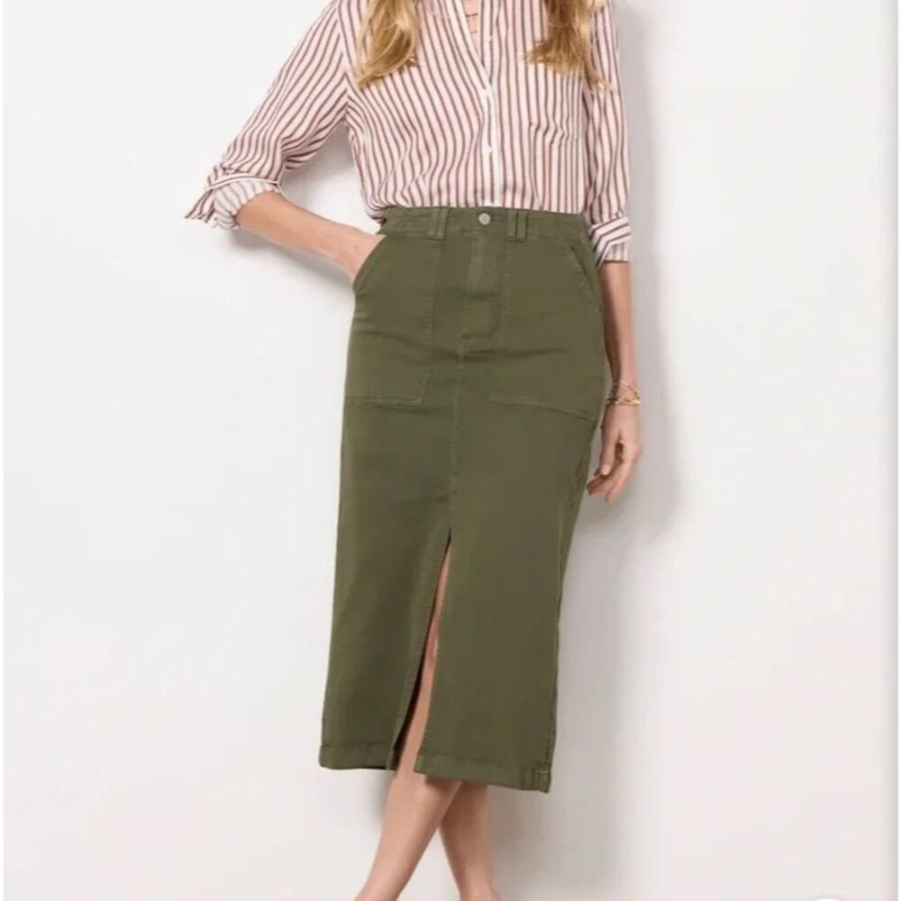 Pistola Laurelle Utility Skirt in Olive Green Size 32